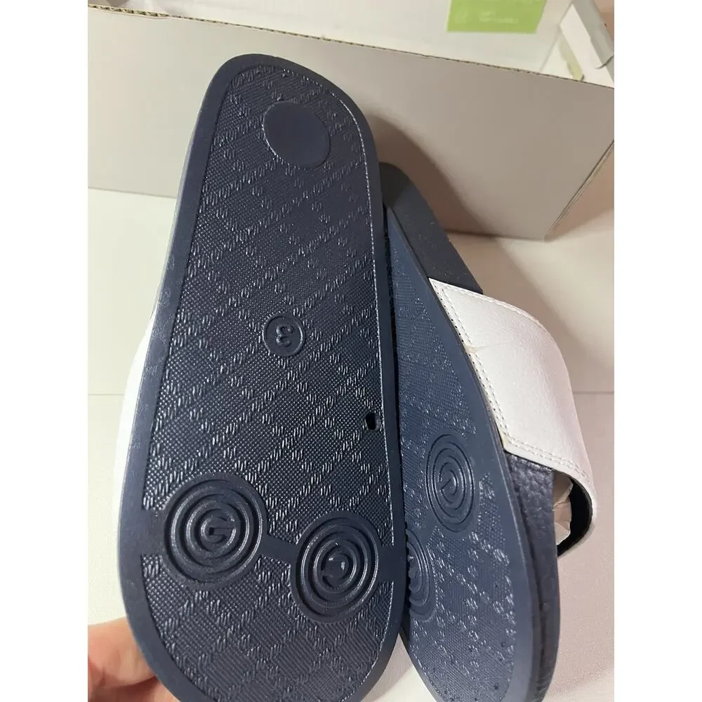 NASA Slide On Flip Flops Kids Boys Size 3M New In Box Space Sandals Slides NWB